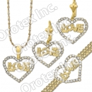 S 001 Gold Layered CZ Set